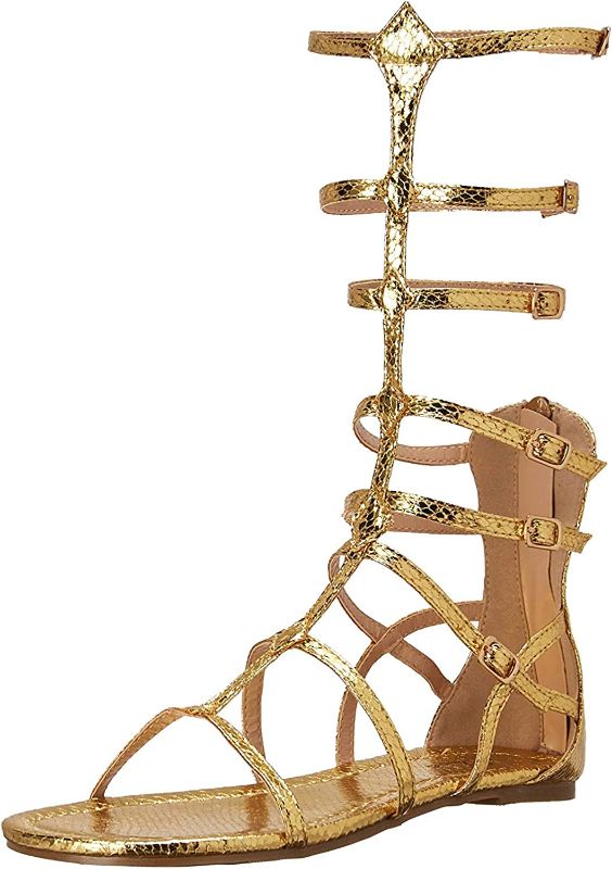 Photo 1 of Ellie Shoes Women's 015-zena Flat Sandal, GOLD