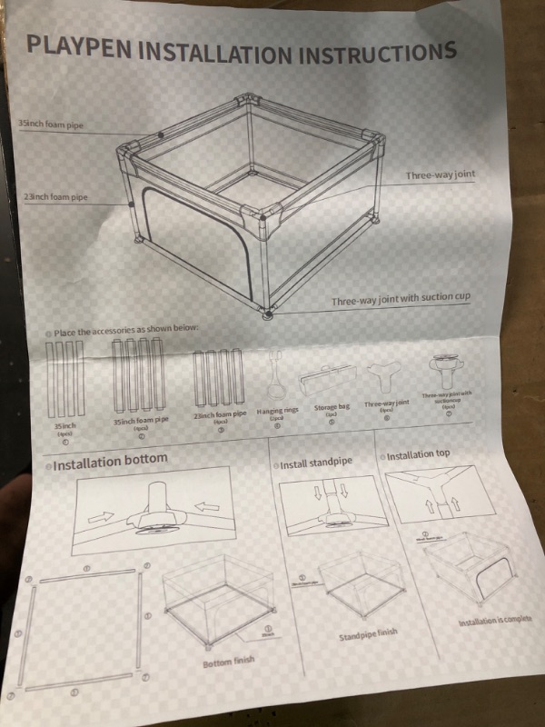 Photo 1 of Baby Playpen, Baby Playpen for Toddler (NO MAKE,MODEL,SIZE ETC)