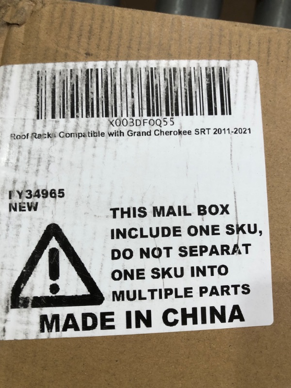 Photo 2 of Roof Rack Cross Bars for 2011-2021 Grand Cherokee Altitude/SRT/Trackhawk, Aluminum Car Cargo Crossbars Rooftop Luggage Kayak Bicycles Canoe Carrier