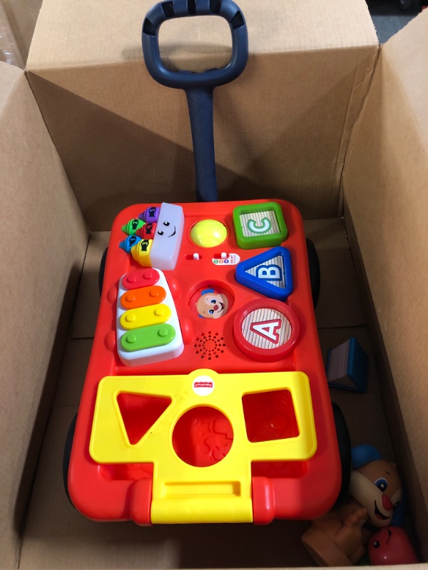 Photo 2 of Fisher-Price Laugh & Learn Pull & Play Learning Wagon, \