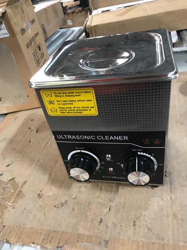 Photo 1 of ACMESONIC Digital Ultrasonic Cleaner 2L(1.5L Liquid Capacity) with Timer.
