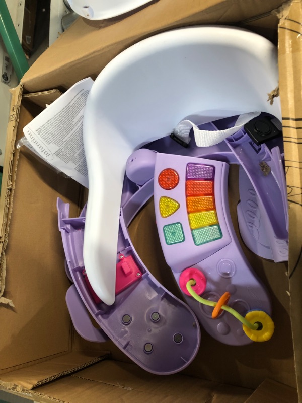 Photo 4 of **USED/DIRTY/SEE NOTES** Infantino Music & Lights 3-in-1 Discovery Seat and Booster - PURPLE