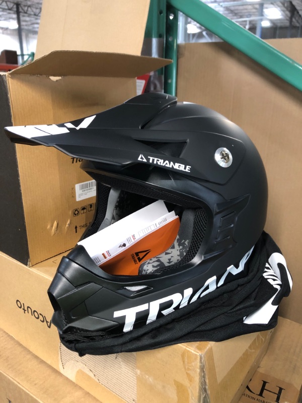 Photo 2 of TRIANGLE Youth Off Road Street Motocross Dirt Bike Helmet