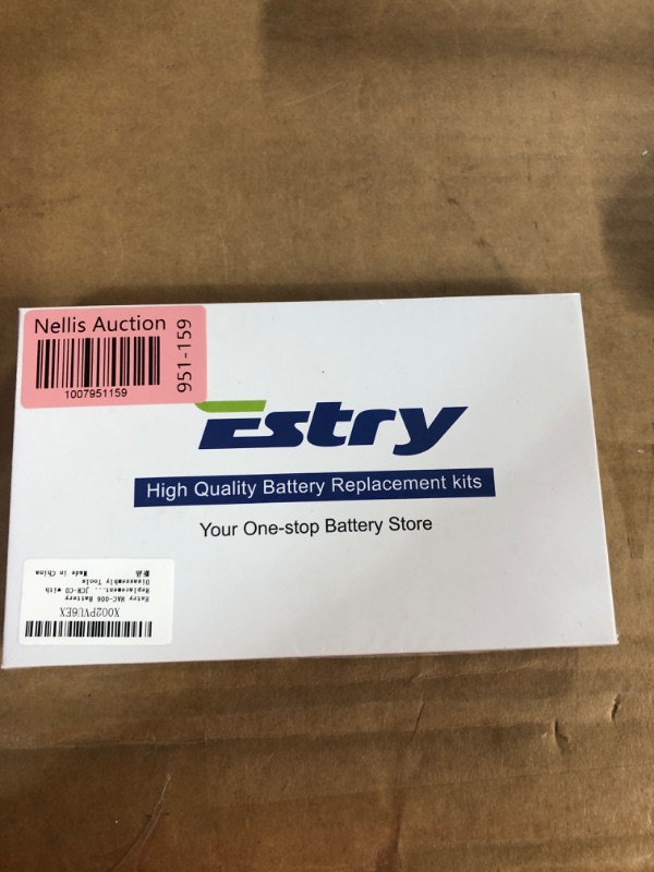 Photo 1 of Estry HAC-006 Battery Replacement