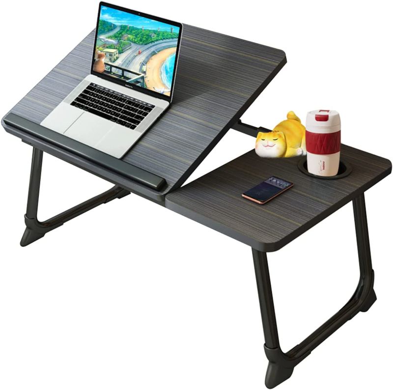 Photo 1 of **DAMAGED** Laptop Bed Tray Table,Asltoy Laptop Desk for Bed 12.6"D x 21.7"W x 9.9"H