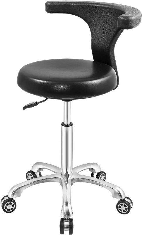 Photo 1 of **USED** **NO HARDWARE** Nazalus Rolling Stool Task Chair Drafting Adjustable with Wheels 