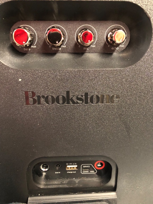 Photo 4 of Brookstone Big Blue Go 60 Watt Wireless Portable Speaker