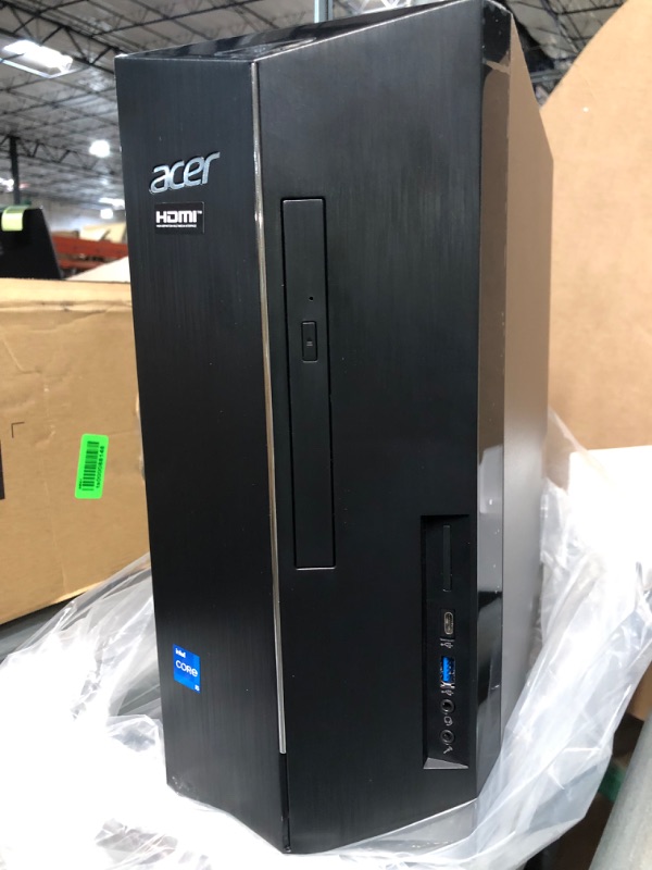 Photo 1 of ***SEE NOTES*** Acer Aspire TC-1760-UA92 Tower, 12th Gen Intel Core i5-12400, 12GB DDR4, 512GB SSD, 8X DVD, Wi-Fi 6 AX201, Bluetooth 5.2, Win 11 Home CB272 bmiprx 27" FHD IPS, 75Hz Refresh, ErgoStand i5-12400 Monitor Bundle