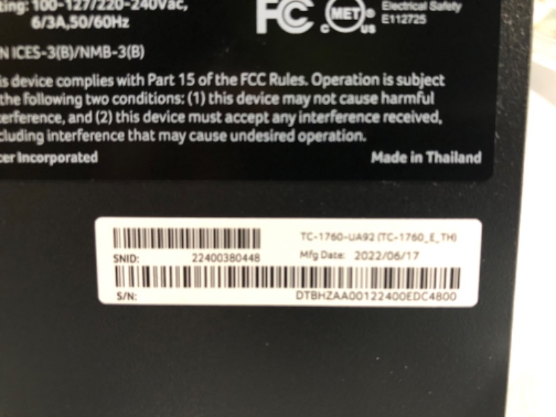 Photo 3 of ***SEE NOTES*** Acer Aspire TC-1760-UA92 Tower, 12th Gen Intel Core i5-12400, 12GB DDR4, 512GB SSD, 8X DVD, Wi-Fi 6 AX201, Bluetooth 5.2, Win 11 Home CB272 bmiprx 27" FHD IPS, 75Hz Refresh, ErgoStand i5-12400 Monitor Bundle