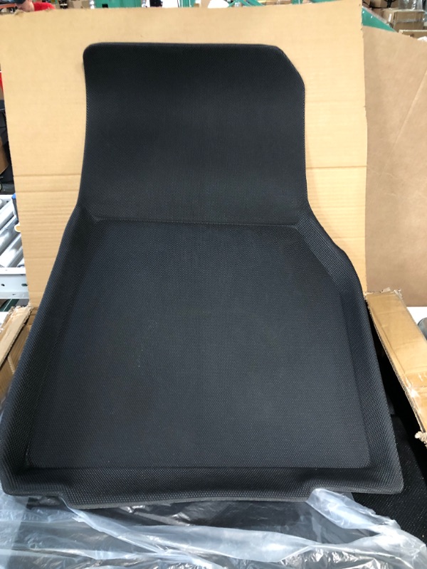 Photo 1 of CarQiWireless Floor Mats All Weather for Tesla Model Y 2021 2022 2023 Accessories Car Trunk Mat Black, 3pcs