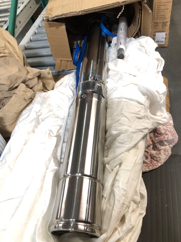 Photo 2 of SCHRAIBERPUMP 4" Deep Well Submersible Pump 2HP, 230v, NEW AXIAL LOAD DESIGN, 450'head, 195PSI max, 22GPM, 2wire,, stainless steel,100% COPPER WINDING