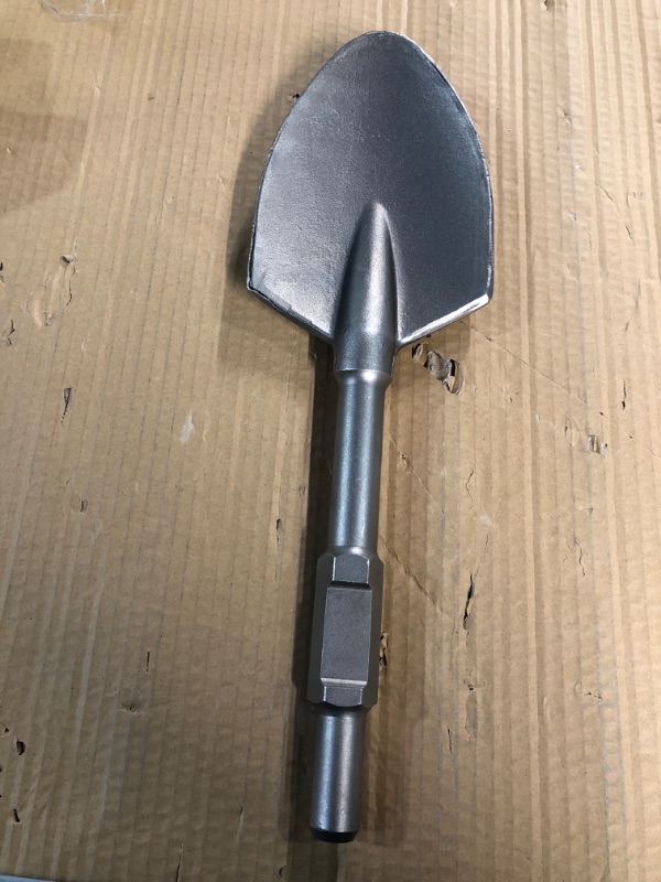 Photo 2 of (minor damage) Clay Spade Bit for Demolition Hammer, A-KARCK 1-1/8" Hex Shank Asphalt Cutter Chisel 17.25" Long,