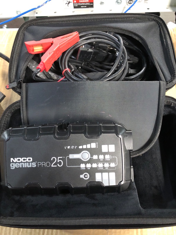 Photo 2 of NOCO GENIUSPRO25, 25A Smart Car Battery Charger, 6V, 12V and 24V Portable 