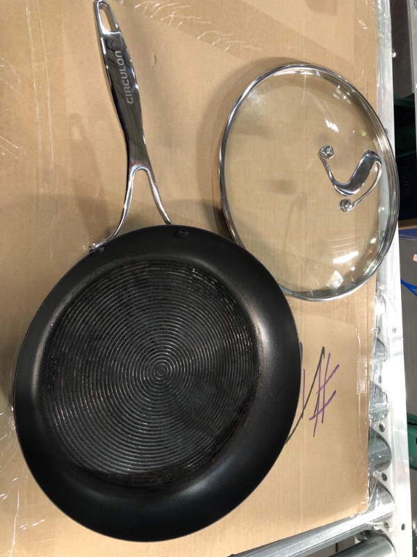 Photo 2 of (USED) Circulon Stainless Steel Frying Pan / Skillet with Lid 12 Inch, 