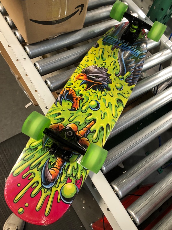 Photo 2 of [brand new] Tony Hawk 31" Complete Cruiser Skateboard 'Slime Hawk' Graphic