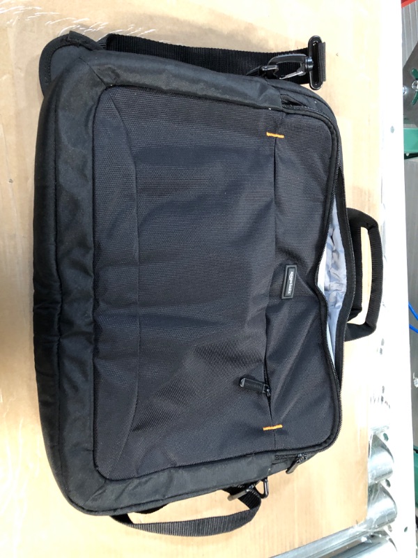 Photo 2 of Amazon Basics 17.3-Inch Laptop Case Bag, Black 