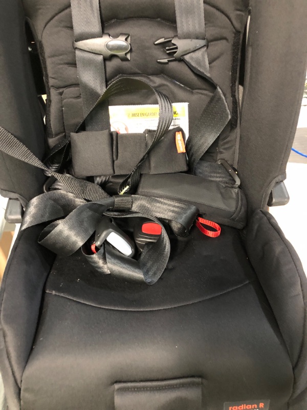 Photo 3 of Diono Radian 3R, 3-in-1 Convertible Car Seat, Rear Facing & Forward Facing, 10 Years 1 Car Seat, Slim Fit 3 Across, Jet Black 