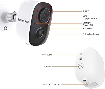 Photo 1 of LongPlus Wireless Outdoor Security Camera