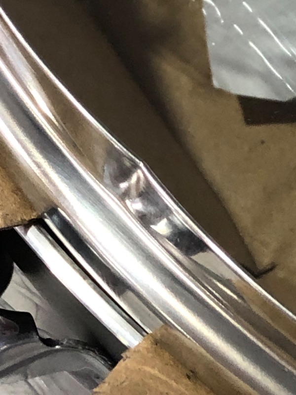Photo 1 of **VERY MINOR DENT ON THE RIM OF LID**
MICHELANGELO Small Frying Pan Nonstick 11 Inch, with Ceramic Titanium Coating