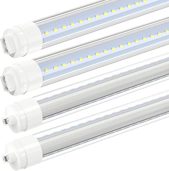 Photo 1 of t8 LED tube lights 4 pack, 36 watt, 5 feet