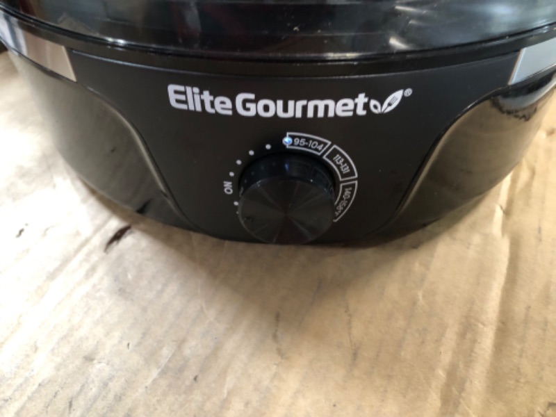 Photo 3 of ***SEE NOTES*** Elite Gourmet Food Dehydrator with Adjustable Temperature Dial, Black