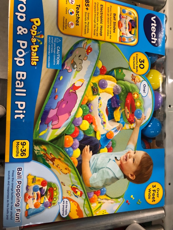 Photo 3 of VTech Pop-a-Balls Drop and Pop Ball Pit