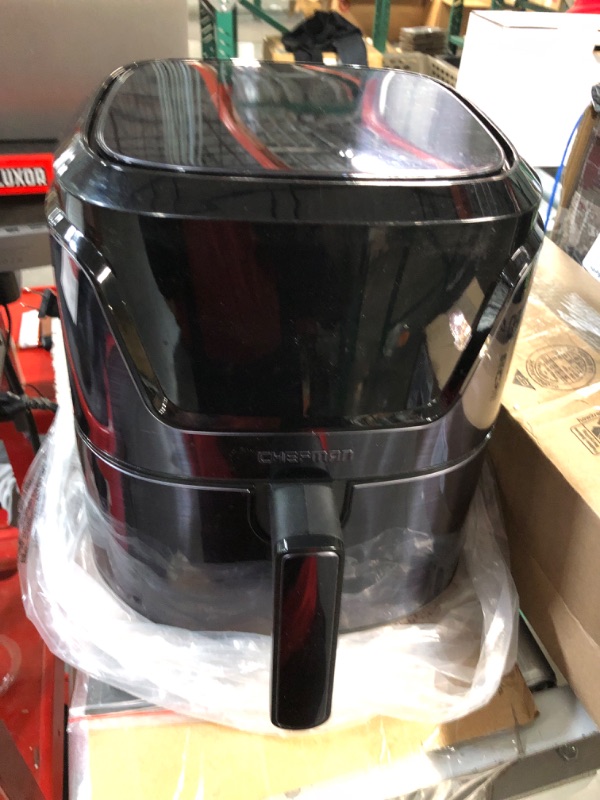 Photo 3 of **PARTS ONLY - DOES NOT POWER ON** CHEFMAN Air Fryer 4.5 Qt  Black Stainless Steel