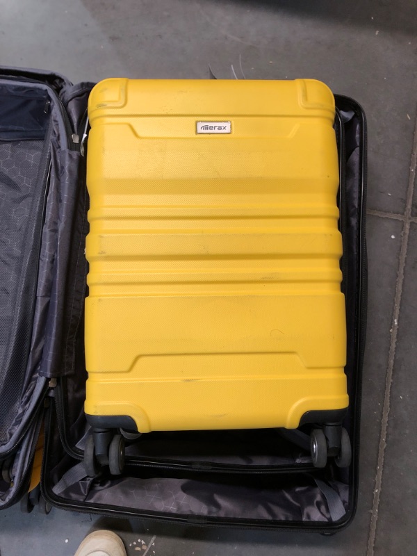 Photo 4 of (READ NOTES) Merax Flieks Luggage Set 3 Piece with TSA Lock YELLOW 