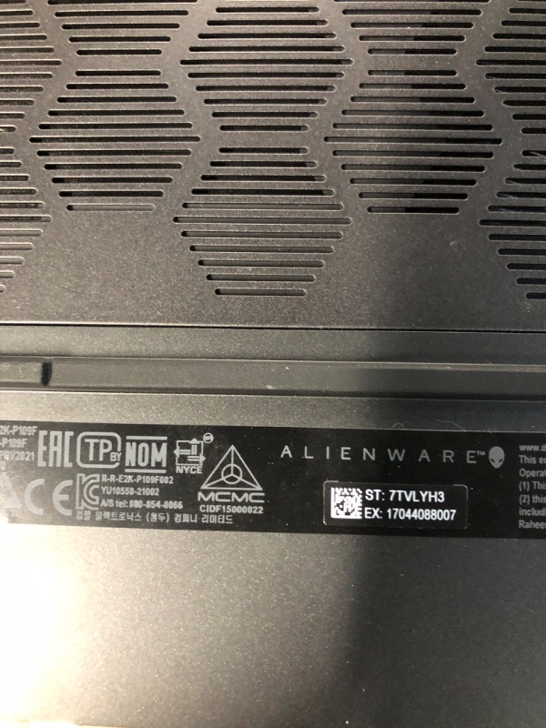 Photo 9 of Alienware M15 R5 Gaming Laptop, 15.6 inch FHD 360Hz - USED, SEE NOTES FOR MORE INFORMATION