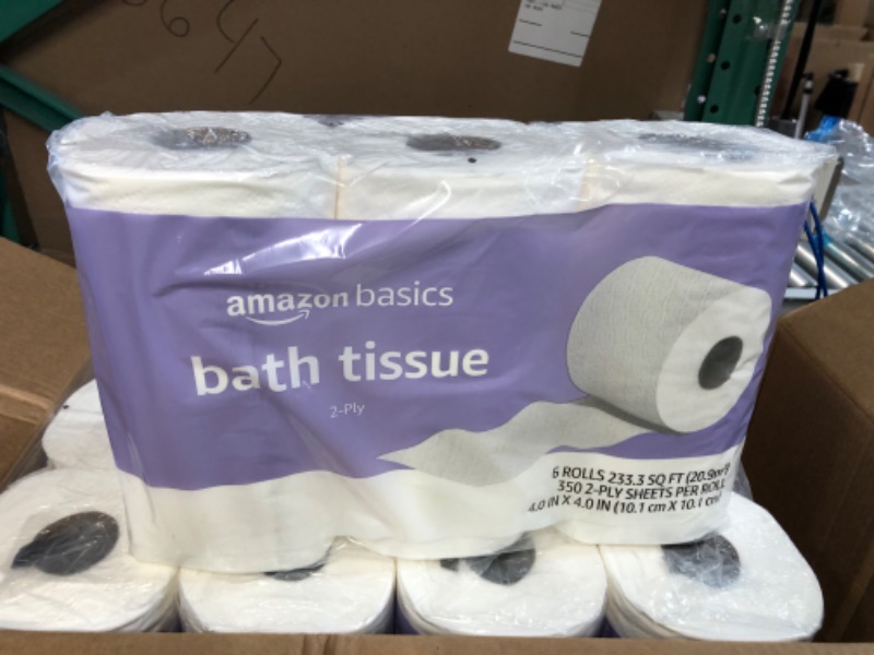 Photo 1 of 15Pk Of Amazon Basics Bathroom Tissue