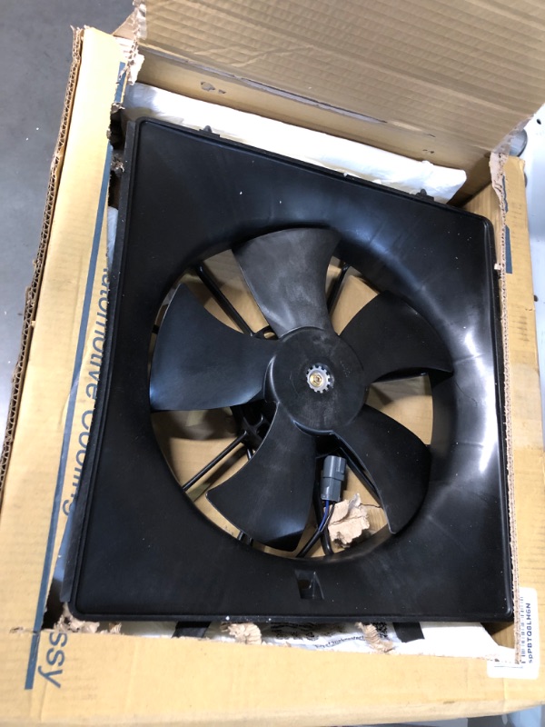 Photo 2 of TYC 600410 Cooling Fan Assembly Compatible with 1999-2004 Honda Odyssey , Black - UNABLE TO TEST, SEEMS NEW