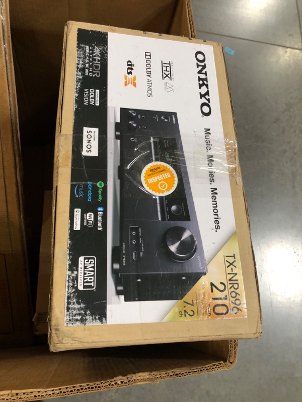 Photo 6 of Onkyo TX-NR696 Home Audio Smart Audio and Video Receiver,  Black - UNABLE TO TEST, NEW!