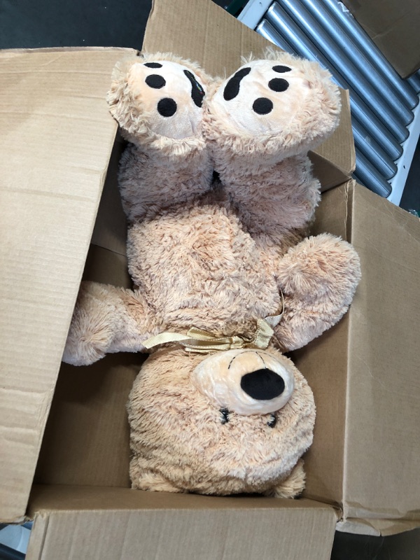 Photo 2 of BenBen Teddy Bear Stuffed Animal, 20 inch Brown Stuffed Teddy Bear  - NO MAJOR DAMAGES, UNKNOWN OF SMALL DAMAGES SEEMS NEW