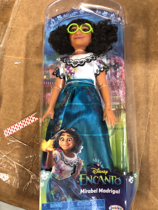 Photo 2 of Disney Encanto Mirabel Fashion Doll with Dress, Shoes & Glasses