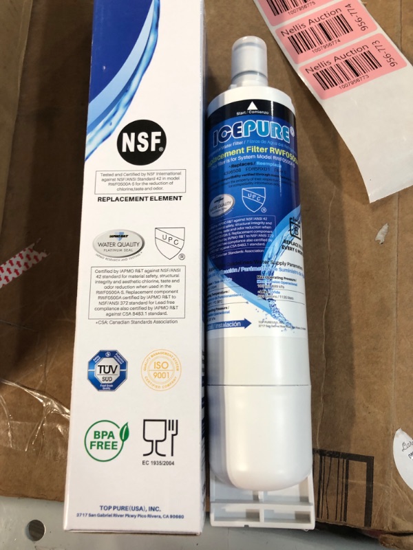 Photo 2 of PUREPLUS UKF8001 Refrigerator Water Filter Replacement for Maytag UKF8001P, EDR4RXD1, Everydrop Filter 4, PUR 4396395, Puriclean II, UKF8001AXX-200, UKF8001AXX-750, RWF0900A, RFC0900A, 469006, 2Pack
