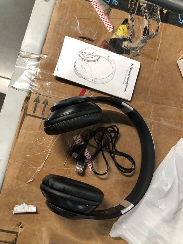 Photo 3 of Bluetooth Headphones Over-Ear, 60 Hours Playtime Foldable - UNABLE TO TEST - SEEMS NEW