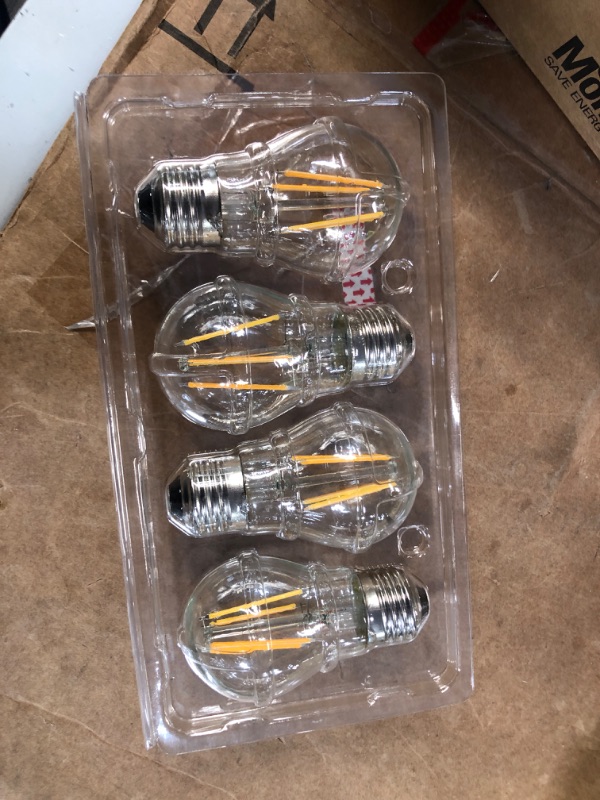 Photo 3 of 12-Pack Dimmable Globe A15 LED Bulbs 60W Equivalent,  UNABLE TO TEST 