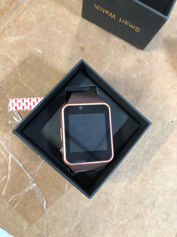 Photo 2 of Amazqi Smart Watch with SD Card Pedometer Gold - UNABLE TO TEST 