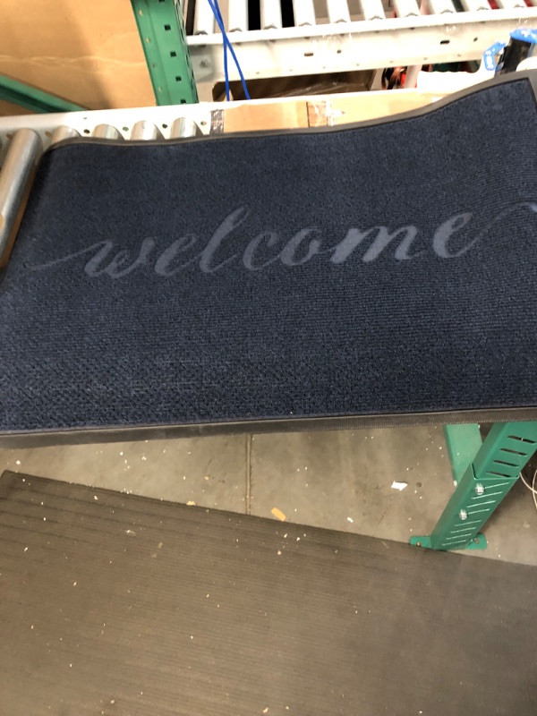 Photo 2 of ** SEE NOTES ** DEXI Welcome Mats 17.5"x29.5" Blue