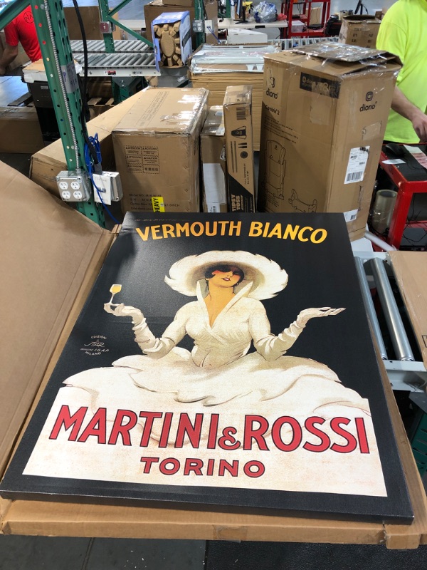 Photo 2 of *SEE NOTES* Vermouth Bianco Martini & Rossi by Marcello Dudovich, 35x47-Inch