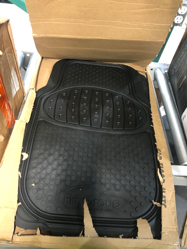 Photo 3 of Automotive Floor Mats Black Climaproof for All Weather Protection Universal Fit 