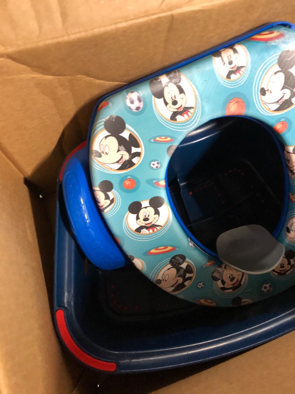 Photo 2 of Disney Mickey Mouse 2 Piece Sports Essential Potty Training Set - Soft Potty Seat, Step Stool