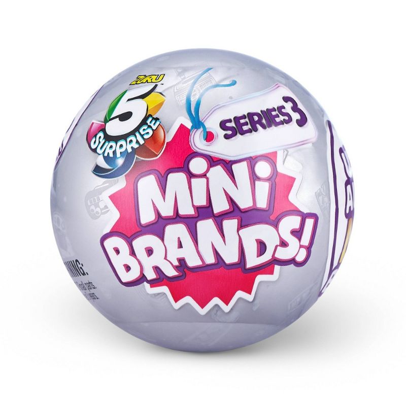 Photo 1 of 5 Surprise Mini Brands Series 3 Mystery Capsule - 2 pack