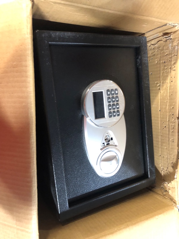 Photo 5 of *one key is broken* Amazon Basics Steel Security Safe and Lock Box with Electronic Keypad - 13.8 x 9.8 x 9.8 Inches