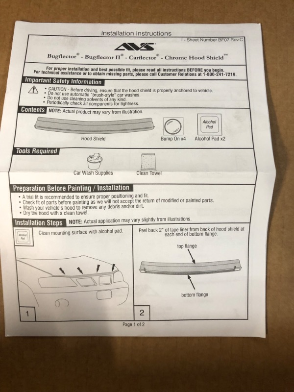 Photo 4 of Auto Ventshade [AVS] Hood Shield Carflector |Fits 2019 - 2022 Toyota RAV4