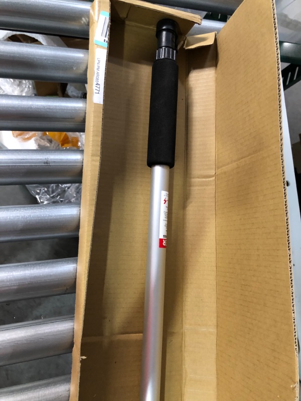 Photo 1 of [USED] Orbit 58543 Telescoping Gutter Cleaning Wand , Silver 1 Silver