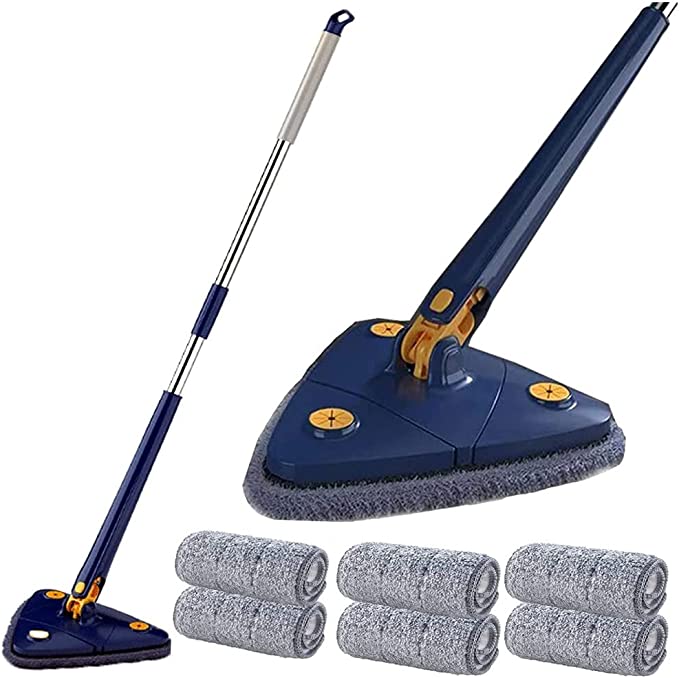 Photo 1 of [USED]  360° Rotatable Adjustable Cleaning Mop, Triangular