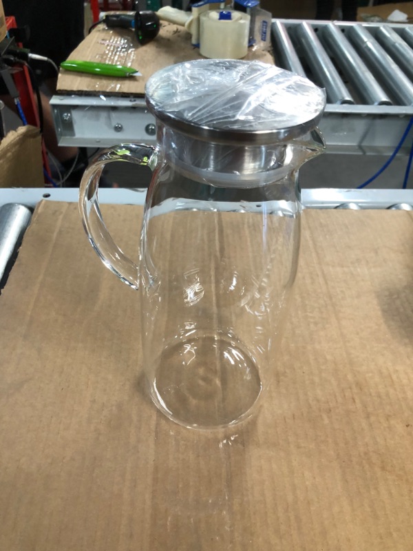 Photo 2 of 60 Ounces Glass Pitcher with Lid