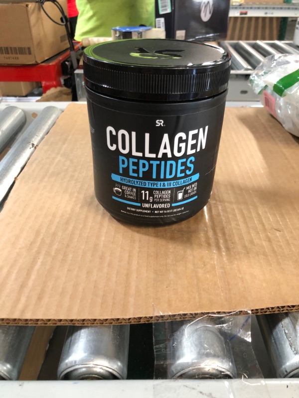 Photo 2 of ***Expires In November 2025*** Sports Research Collagen Powder Supplement - (16 Oz) Unflavored 1 Pound (Pack of 1)