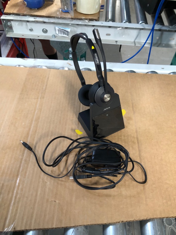 Photo 2 of ***UNTESTED*** Jabra Evolve2 75 PC Wireless Headset with 8-Microphone Technology (USB-C)